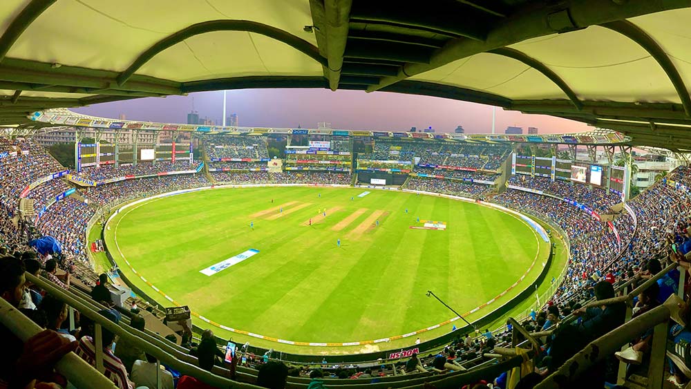 cricket stadium top view