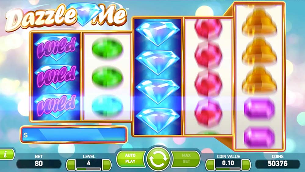 screenshot of slot game free spins