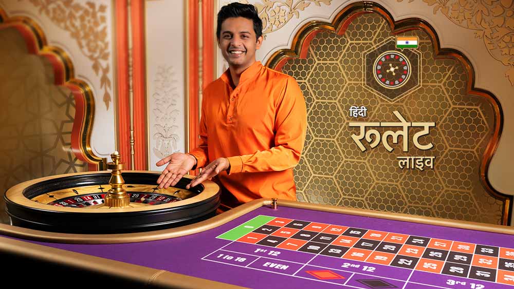 live online Indian roulette and male dealer