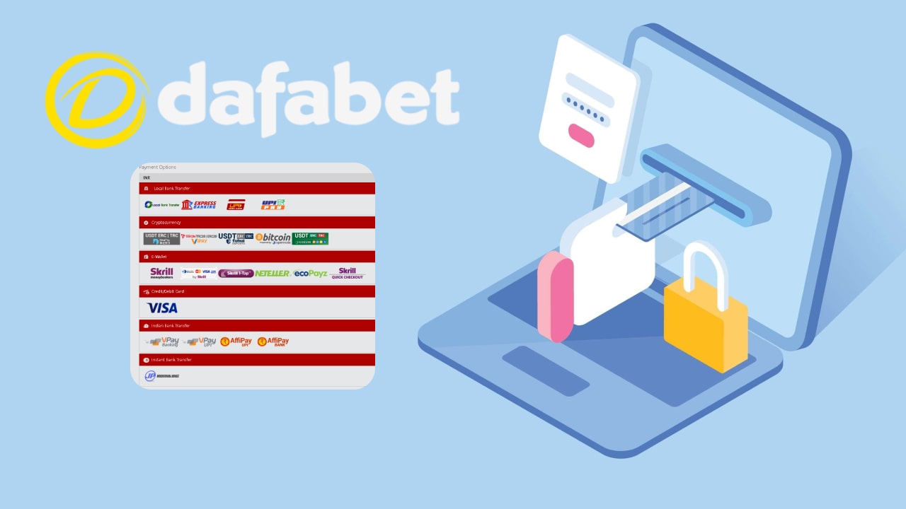 Dafabet casino payment options