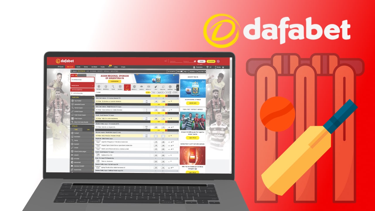 Dafabet cricket betting