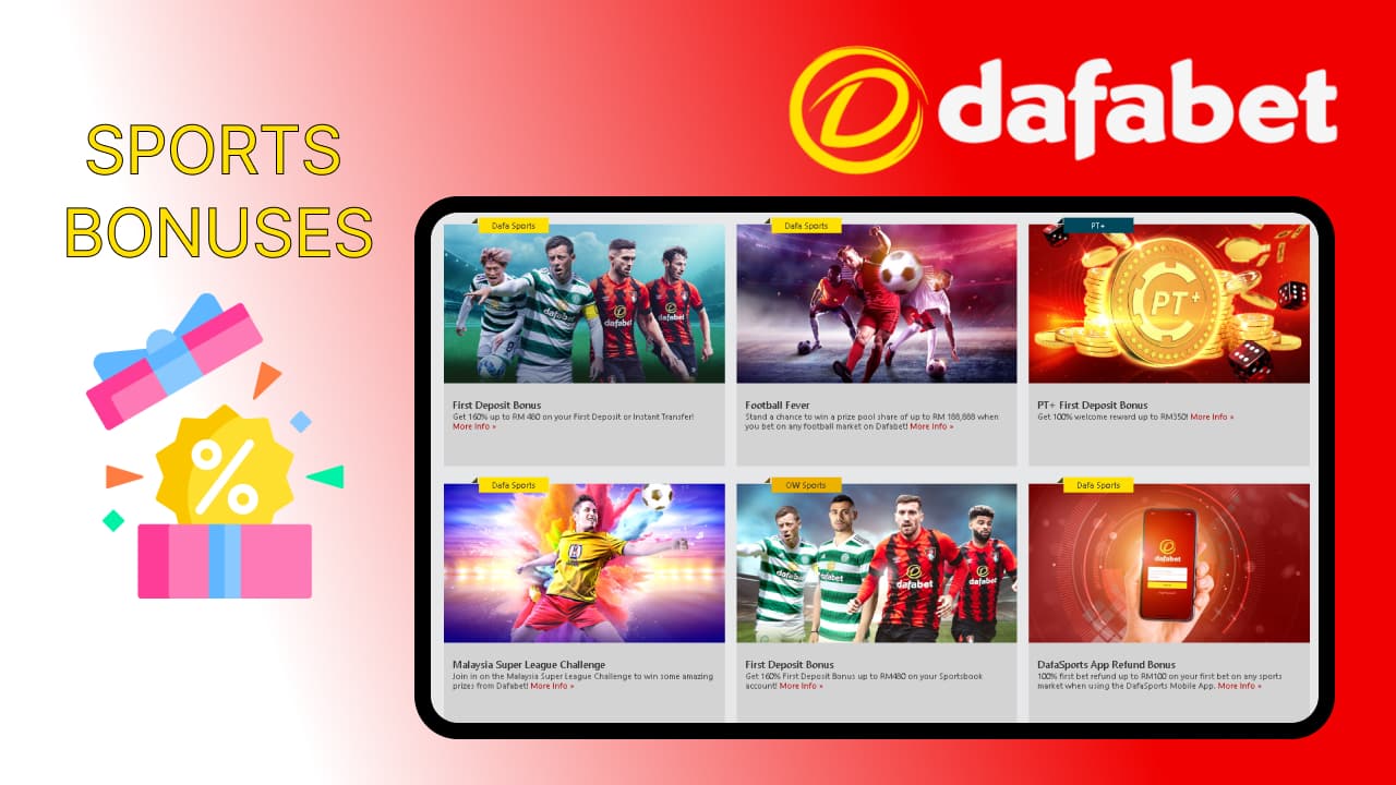 Dafabet sports betting bonuses