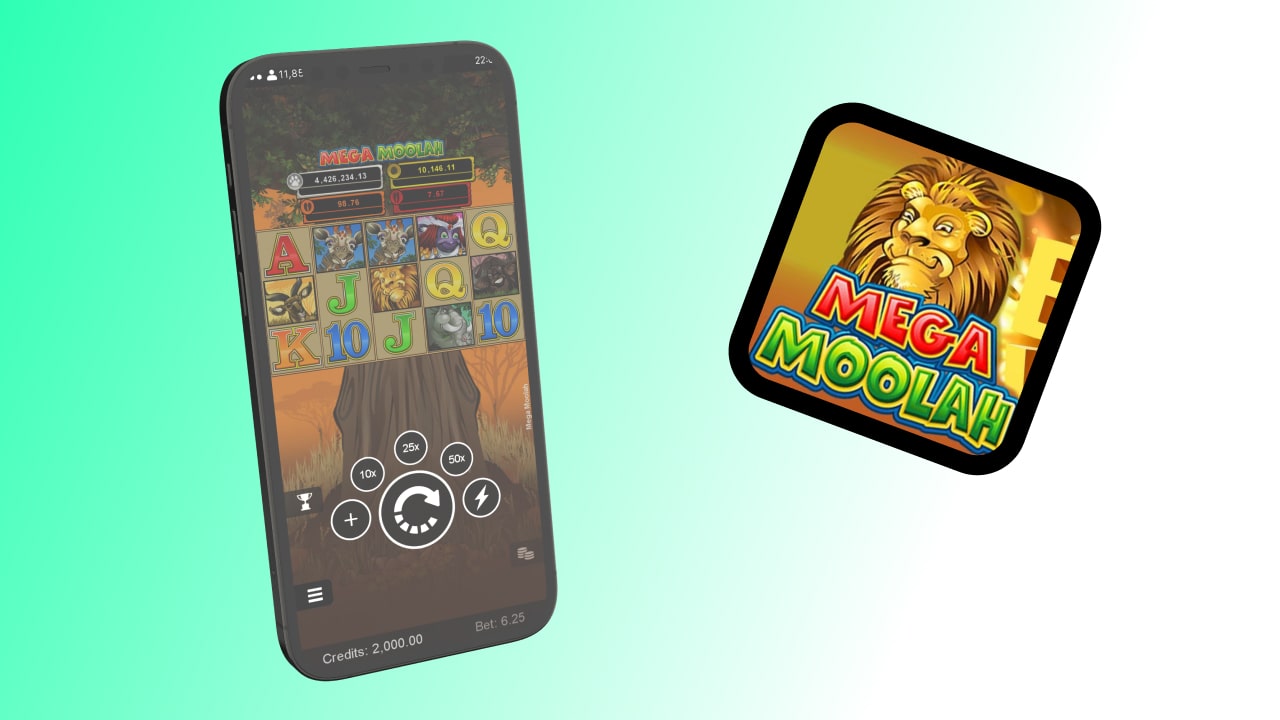 Mega Moola play on mobile