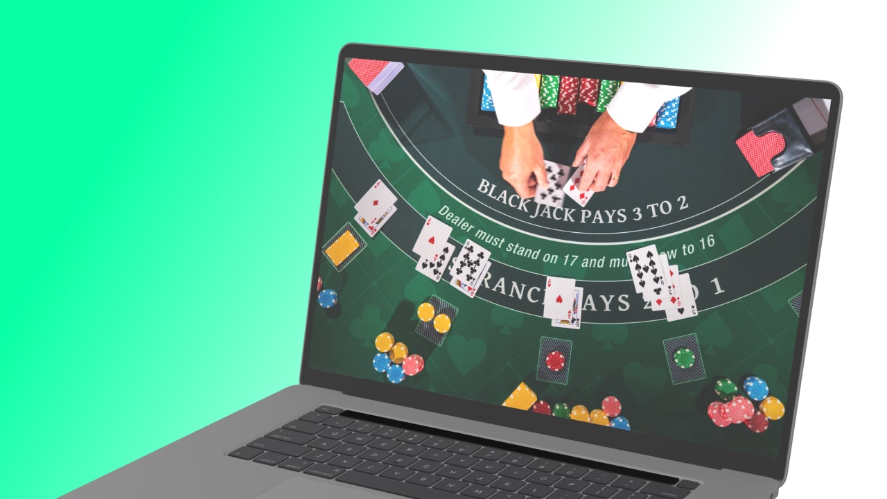 online casino blackjack table