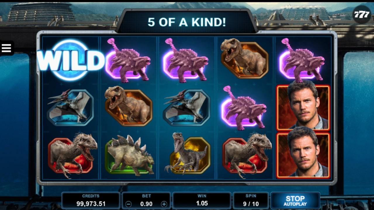 Jurassic World slot wild