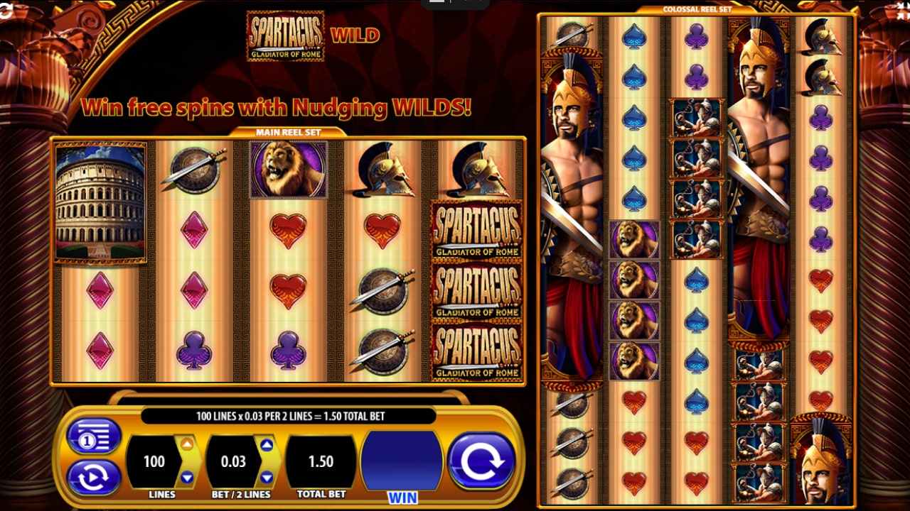 Spartacus Gladiator of Rome slot online